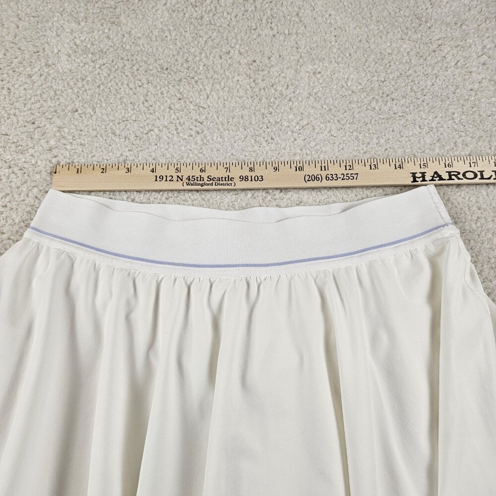 Lululemon Tennis Skirt Women's 12 White Court Rival High Rise Athleisure Running - Picture 3 of 12